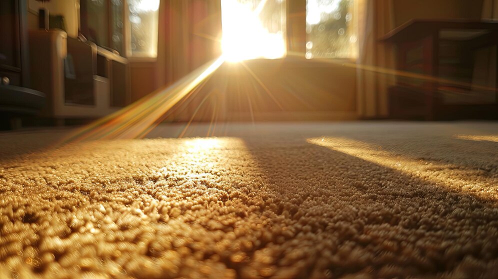 Carpet in sunlight